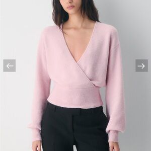 Wilfred Blush V-Neck Sweater